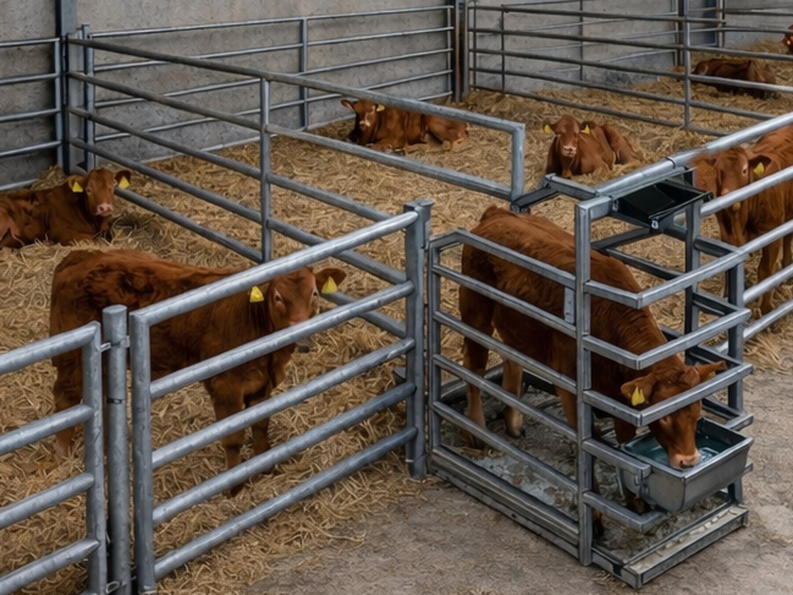 Báscula inteligente para cebadero de terneros